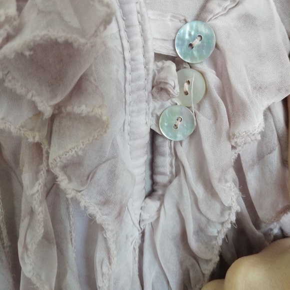 Silk Ruffle Blouse - Picture 4 of 7